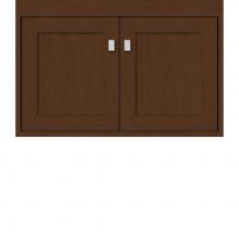 Strasser Woodenwork 20.963 - 30 X 18.5 X 19.75 Sodo Inset Wall Mount Vanity Shaker Pecan Cherry Std