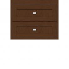 Strasser Woodenwork 20.965 - 24 X 18.5 X 19.75 Sodo Inset Wall Mount Drw Bank Shaker Pecan Cherry