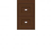 Strasser Woodenwork 20.967 - 12 X 18.5 X 19.75 Sodo Inset Wall Mount Drw Bank Shaker Pecan Cherry