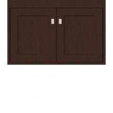 Strasser Woodenwork 20.193 - 30 X 21 X 19.75 Sodo Inset Wall Mount Vanity Shaker Choc Cherry Std