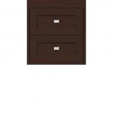 Strasser Woodenwork 20.363 - 18 X 18.5 X 19.75 Sodo Inset Wall Mount Drw Bank Shaker Choc Cherry