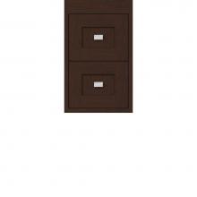 Strasser Woodenwork 20.373 - 12 X 18.5 X 19.75 Sodo Inset Wall Mount Drw Bank Shaker Choc Cherry