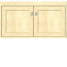 Strasser Woodenwork 20.304 - 36 X 18.5 X 19.75 Sodo Inset Wall Mount Vanity Shaker Nat Maple Std