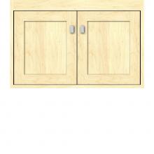 Strasser Woodenwork 20.334 - 30 X 18.5 X 19.75 Sodo Inset Wall Mount Vanity Shaker Nat Maple Std