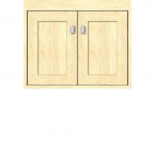 Strasser Woodenwork 20.204 - 24 X 21 X 19.75 Sodo Inset Wall Mount Vanity Shaker Nat Maple Std