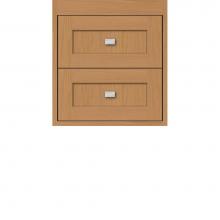 Strasser Woodenwork 20.365 - 18 X 18.5 X 19.75 Sodo Inset Wall Mount Drw Bank Shaker Nat Oak