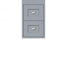 Strasser Woodenwork 20.376 - 12 X 18.5 X 19.75 Sodo Inset Wall Mount Drw Bank Shaker Silver Oak