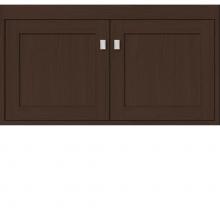 Strasser Woodenwork 21.433 - 36 X 21 X 19.75 Sodo Inset Wall Mount Vanity Shaker Choc Oak Std