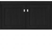 Strasser Woodenwork 21.642 - 36 X 21 X 19.75 Sodo Inset Wall Mount Vanity Shaker Midnight Oak Std