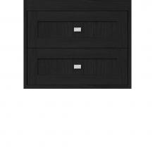 Strasser Woodenwork 21.647 - 24 X 21 X 19.75 Sodo Inset Wall Mount Drw Bank Shaker Midnight Oak