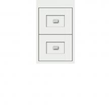 Strasser Woodenwork 21.831 - 12 X 18.5 X 19.75 Sodo Inset Wall Mount Drw Bank Shaker Powder Grey