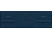 Strasser Woodenwork 20-002 - 60 X 21 X 19.75 Sodo Inset Wall Mount Vanity Shaker Lapis Night Sb