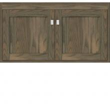 Strasser Woodenwork 55-144 - 36 X 18.5 X 19.75 Sodo Inset Wall Mount Vanity Shaker Dusky Oak Std