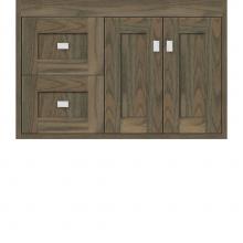 Strasser Woodenwork 55-036 - 30 X 18.5 X 19.75 Sodo Inset Wall Mount Vanity Shaker Dusky Oak Lh