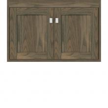 Strasser Woodenwork 55-100 - 30 X 18.5 X 19.75 Sodo Inset Wall Mount Vanity Shaker Dusky Oak Std