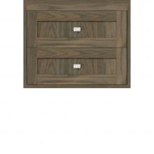 Strasser Woodenwork 54-836 - 24 X 18.5 X 19.75 Sodo Inset Wall Mount Drw Bank Shaker Dusky Oak