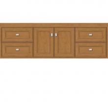 Strasser Woodenwork 20.810 - 60 X 18.5 X 19.75 Sodo Inset Wall Mount Vanity Deco Miter Nat Cherry Sb