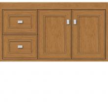 Strasser Woodenwork 20.710 - 36 X 21 X 19.75 Sodo Inset Wall Mount Vanity Deco Miter Nat Cherry Lh