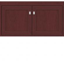 Strasser Woodenwork 20.862 - 36 X 18.5 X 19.75 Sodo Inset Wall Mount Vanity Deco Miter Dk Cherry Std