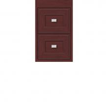 Strasser Woodenwork 20.792 - 12 X 21 X 19.75 Sodo Inset Wall Mount Drw Bank Deco Miter Dk Cherry