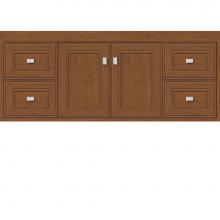 Strasser Woodenwork 20.821 - 48 X 18.5 X 19.75 Sodo Inset Wall Mount Vanity Deco Miter Cinn Cherry Sb