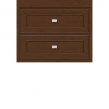 Strasser Woodenwork 21.424 - 24 X 18.5 X 19.75 Sodo Inset Wall Mount Drw Bank Deco Miter Pecan Cherry