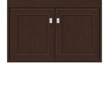 Strasser Woodenwork 20.893 - 30 X 18.5 X 19.75 Sodo Inset Wall Mount Vanity Deco Miter Choc Cherry Std