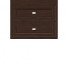 Strasser Woodenwork 20.913 - 24 X 18.5 X 19.75 Sodo Inset Wall Mount Drw Bank Deco Miter Choc Cherry