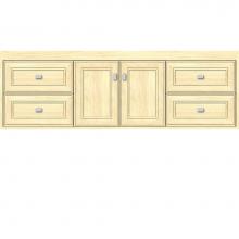 Strasser Woodenwork 20.674 - 60 X 21 X 19.75 Sodo Inset Wall Mount Vanity Deco Miter Nat Maple Sb