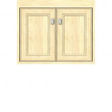 Strasser Woodenwork 20.764 - 24 X 21 X 19.75 Sodo Inset Wall Mount Vanity Deco Miter Nat Maple Std