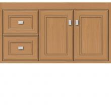 Strasser Woodenwork 20.715 - 36 X 21 X 19.75 Sodo Inset Wall Mount Vanity Deco Miter Nat Oak Lh