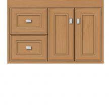 Strasser Woodenwork 20.885 - 30 X 18.5 X 19.75 Sodo Inset Wall Mount Vanity Deco Miter Nat Oak Lh