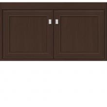 Strasser Woodenwork 21.628 - 36 X 18.5 X 19.75 Sodo Inset Wall Mount Vanity Deco Miter Choc Oak Std