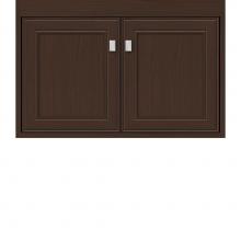 Strasser Woodenwork 21.631 - 30 X 18.5 X 19.75 Sodo Inset Wall Mount Vanity Deco Miter Choc Oak Std