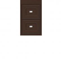 Strasser Woodenwork 21.635 - 12 X 18.5 X 19.75 Sodo Inset Wall Mount Drw Bank Deco Miter Choc Oak