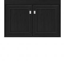 Strasser Woodenwork 21.701 - 30 X 21 X 19.75 Sodo Inset Wall Mount Vanity Deco Miter Midnight Oak Std