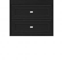 Strasser Woodenwork 21.703 - 24 X 21 X 19.75 Sodo Inset Wall Mount Drw Bank Deco Miter Midnight Oak