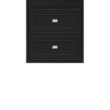 Strasser Woodenwork 21.704 - 18 X 21 X 19.75 Sodo Inset Wall Mount Drw Bank Deco Miter Midnight Oak