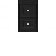 Strasser Woodenwork 21.719 - 12 X 18.5 X 19.75 Sodo Inset Wall Mount Drw Bank Deco Miter Midnight Oak