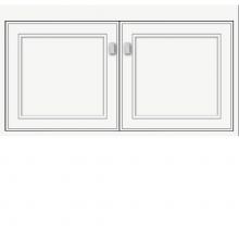 Strasser Woodenwork 20.727 - 36 X 21 X 19.75 Sodo Inset Wall Mount Vanity Deco Miter Sat White Std