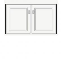 Strasser Woodenwork 20.897 - 30 X 18.5 X 19.75 Sodo Inset Wall Mount Vanity Deco Miter Sat White Std