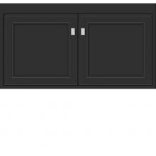 Strasser Woodenwork 20.729 - 36 X 21 X 19.75 Sodo Inset Wall Mount Vanity Deco Miter Sat Black Std