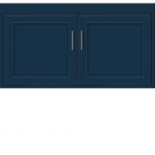 Strasser Woodenwork 20-044 - 36 X 21 X 19.75 Sodo Inset Wall Mount Vanity Deco Miter Lapis Night Std