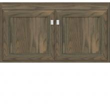 Strasser Woodenwork 55-174 - 36 X 21 X 19.75 Sodo Inset Wall Mount Vanity Deco Miter Dusky Oak Std