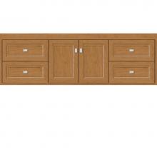 Strasser Woodenwork 21.898 - 60 X 21 X 19.75 Sodo Inset Wall Mount Vanity Ogee Miter Nat Cherry Sb