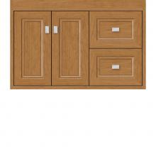 Strasser Woodenwork 22.562 - 30 X 18.5 X 19.75 Sodo Inset Wall Mount Vanity Ogee Miter Nat Cherry Rh