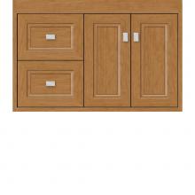 Strasser Woodenwork 22.418 - 30 X 21 X 19.75 Sodo Inset Wall Mount Vanity Ogee Miter Nat Cherry Lh