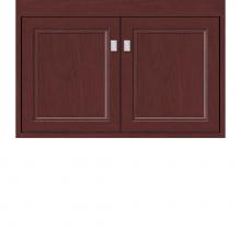 Strasser Woodenwork 22.430 - 30 X 21 X 19.75 Sodo Inset Wall Mount Vanity Ogee Miter Dk Cherry Std