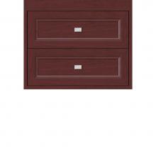 Strasser Woodenwork 22.450 - 24 X 21 X 19.75 Sodo Inset Wall Mount Drw Bank Ogee Miter Dk Cherry