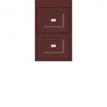 Strasser Woodenwork 22.719 - 12 X 18.5 X 19.75 Sodo Inset Wall Mount Drw Bank Ogee Miter Dk Cherry